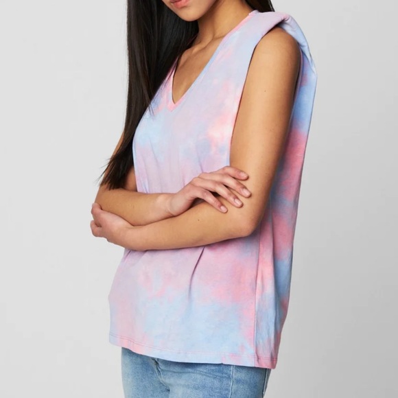 NWT BLANK NYC CLOUDBURST T-SHIRT - Picture 2 of 4